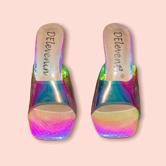 PVC Iridescent Heels - Picture 4 of 5